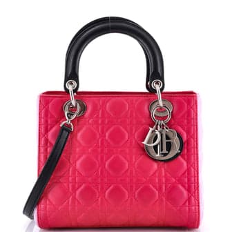 dior lady dior top handle