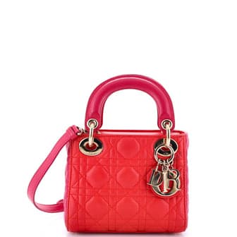 dior lady dior top handle