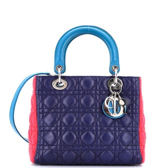 dior lady dior top handle