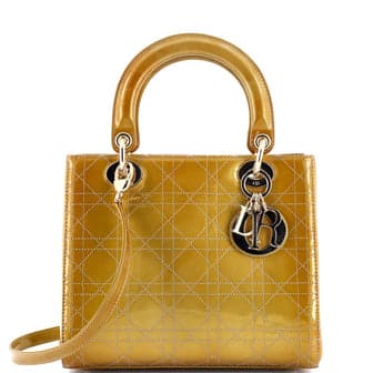 dior lady dior top handle