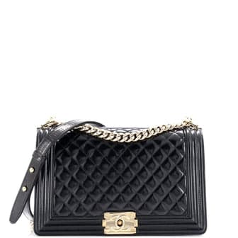chanel boy shoulder