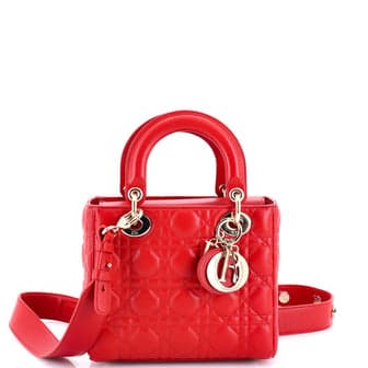 dior lady dior top handle