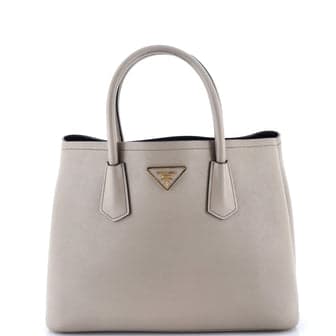 prada cuir double tote