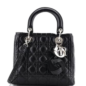 dior lady dior top handle