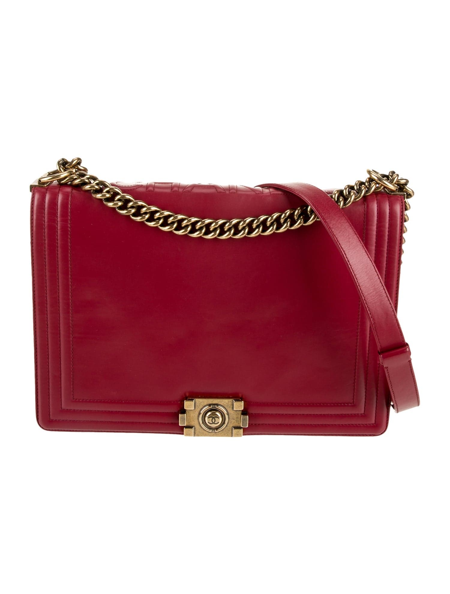 chanel boy flap shoulder