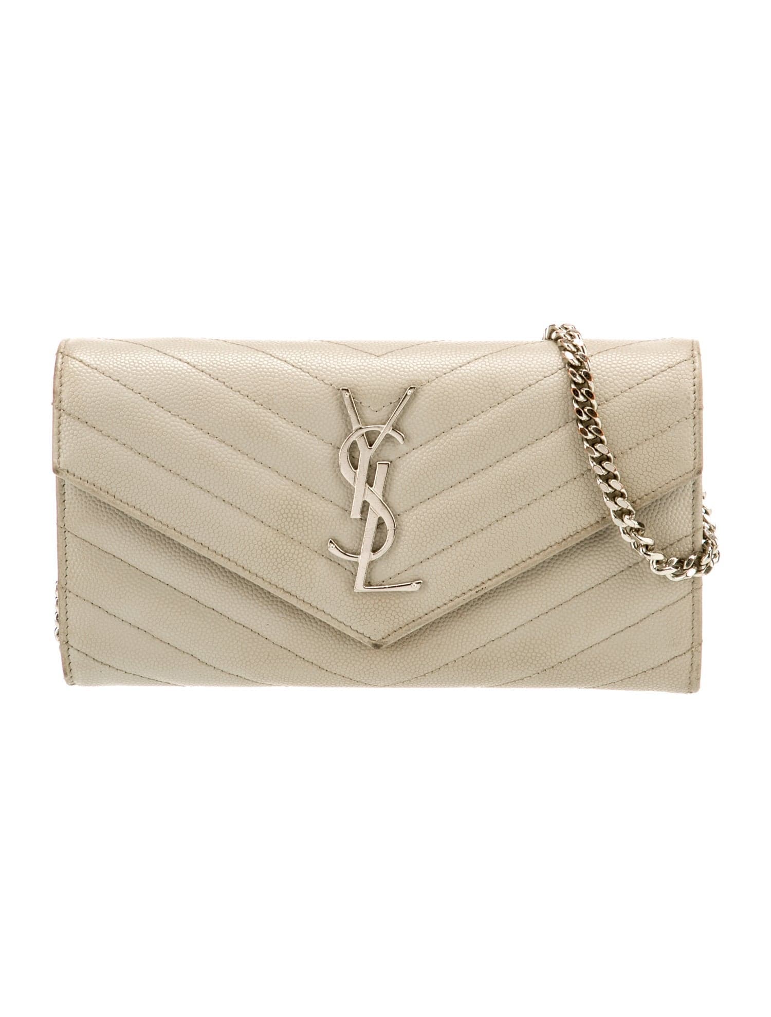 saint laurent envelope clutch